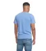 Next Level Apparel 7410 Inspired Dye Crew in Peri blue back view