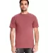 Next Level Apparel 7410 Inspired Dye Crew in Smoked paprika front view