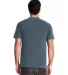 Next Level 7415 Inspired Dye Pocket Crew in Blue jean back view