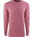 Next Level 7451 Inspired Dye Long Sleeve Pocket Cr in Smoked paprika front view