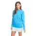 Next Level 7451 Inspired Dye Long Sleeve Pocket Cr in Ocean front view