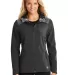 950 LOE723 OGIO ENDURANCE Ladies Liquid Jacket Blacktop front view