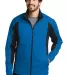 240 EB542 Eddie Bauer Trail Soft Shell Jacket Exped Blue/Blk front view