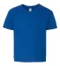 50 SF45BR SofSpun Youth T-Shirt Royal front view