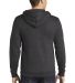 F497 American Apparel Flex Fleece Zip Hoody in Dark hthr grey back view