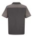 382 SY20 Red Kap Short Sleeve Ripstop Crew Shirt Charcoal/Lt Gy