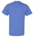 Gildan H300 Hammer Short Sleeve T-Shirt with a Poc FLO BLUE back view