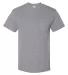 Gildan H300 Hammer Short Sleeve T-Shirt with a Poc GRAPHITE HEATHER front view