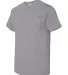 Gildan H300 Hammer Short Sleeve T-Shirt with a Poc GRAPHITE HEATHER side view