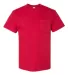 Gildan H300 Hammer Short Sleeve T-Shirt with a Poc SPRT SCARLET RED front view