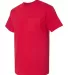 Gildan H300 Hammer Short Sleeve T-Shirt with a Poc SPRT SCARLET RED side view