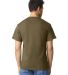 Gildan H000 Hammer Short Sleeve T-Shirt in Olive back view