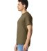 Gildan H000 Hammer Short Sleeve T-Shirt in Olive side view