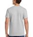 Gildan H000 Hammer Short Sleeve T-Shirt in Rs sport grey back view