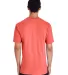 Gildan H000 Hammer Short Sleeve T-Shirt in Coral silk back view