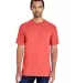 Gildan H000 Hammer Short Sleeve T-Shirt in Bright salmon front view