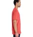 Gildan H000 Hammer Short Sleeve T-Shirt in Bright salmon side view