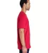 Gildan H000 Hammer Short Sleeve T-Shirt in Sprt scarlet red side view
