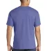 Gildan H000 Hammer Short Sleeve T-Shirt in Flo blue back view