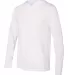 Gildan 46500 Performance Hooded Pullover WHITE side view