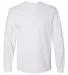 Gildan H400 Hammer Long Sleeve T-Shirt WHITE front view