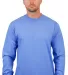 Gildan H400 Hammer Long Sleeve T-Shirt in Flo blue front view
