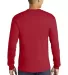 Gildan H400 Hammer Long Sleeve T-Shirt in Sprt scarlet red back view