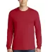 Gildan H400 Hammer Long Sleeve T-Shirt in Sprt scarlet red front view
