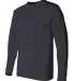 301 2955 Union-Made Long Sleeve T-Shirt Navy side view