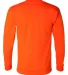 301 2955 Union-Made Long Sleeve T-Shirt Orange back view