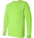301 2955 Union-Made Long Sleeve T-Shirt Lime Green side view