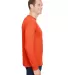 301 3055 Union-Made Long Sleeve T-Shirt with a Poc in Orange side view