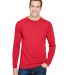 301 3055 Union-Made Long Sleeve T-Shirt with a Poc in Red