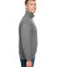 301 920 USA-Made Quarter-Zip Pullover Sweatshirt in Charcoal side view