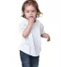 Bayside 4125 Toddler Tee White front view