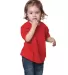 Bayside 4125 Toddler Tee Red front view