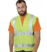 301 3789 USA Made Economy Class 2 ANSI Vest Lime Green front view