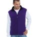 301 1120 Full Zip Fleece Vest Purple front view