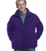 301 1130 Full-Zip Fleece Jacket Purple front view