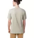 Comfort Wash GDH100 Garment Dyed Short Sleeve T-Sh in Parchment back view