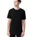Comfort Wash GDH100 Garment Dyed Short Sleeve T-Sh in Black front view