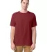 Comfort Wash GDH100 Garment Dyed Short Sleeve T-Sh in Cayenne front view