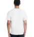 Comfort Wash GDH100 Garment Dyed Short Sleeve T-Sh in White back view