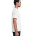 Comfort Wash GDH100 Garment Dyed Short Sleeve T-Sh in White side view