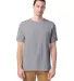 Comfort Wash GDH100 Garment Dyed Short Sleeve T-Sh in Silverstone front view