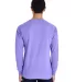 Comfort Wash GDH200 Garment Dyed Long Sleeve T-Shi in Lavender back view