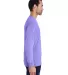 Comfort Wash GDH200 Garment Dyed Long Sleeve T-Shi in Lavender side view
