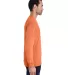 Comfort Wash GDH200 Garment Dyed Long Sleeve T-Shi in Horizon orange side view