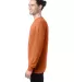 Comfort Wash GDH200 Garment Dyed Long Sleeve T-Shi in Texas orange side view