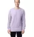 Comfort Wash GDH200 Garment Dyed Long Sleeve T-Shi in Future lavender front view